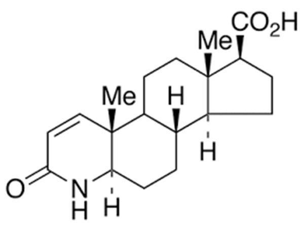 4-aza-5α-androstan-3-oxo-17β-azido karboxilikoa