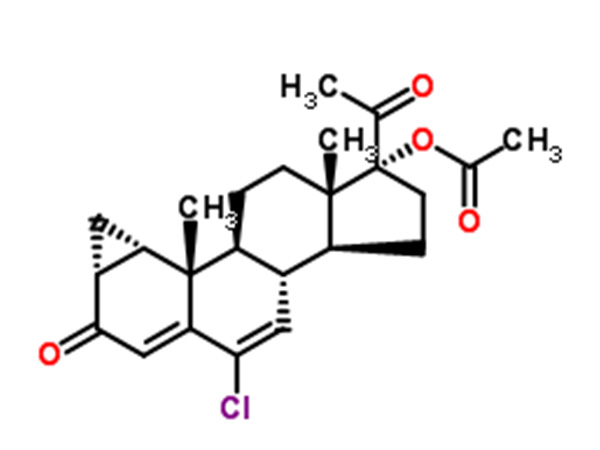 6-kloro-1α-klorometil-3,20-dioxo-pregna-4,6-dien-17α-acetoxi