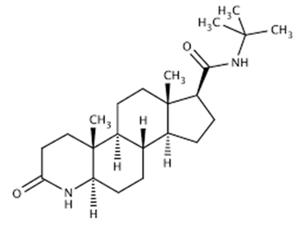 N-tert-butil-3-oxo-4-aza-5α-androst-17β-karboxamida